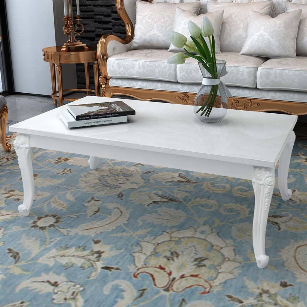 Coffee Table High Gloss White