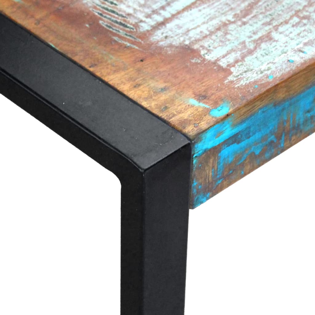 Coffee Table Solid Reclaimed Wood 80X80X40 Cm