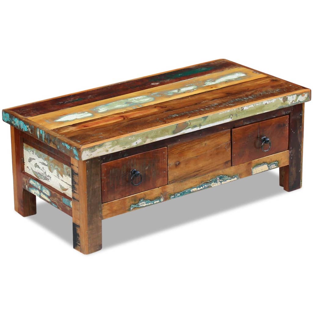 Coffee Table 90X45X35 Cm Solid Mango Wood