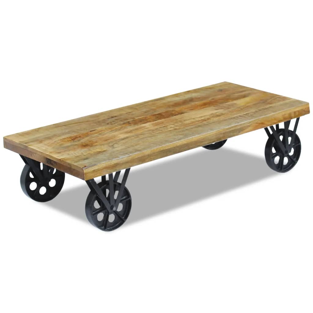 Coffee Table Mango Wood 120X60X30 Cm
