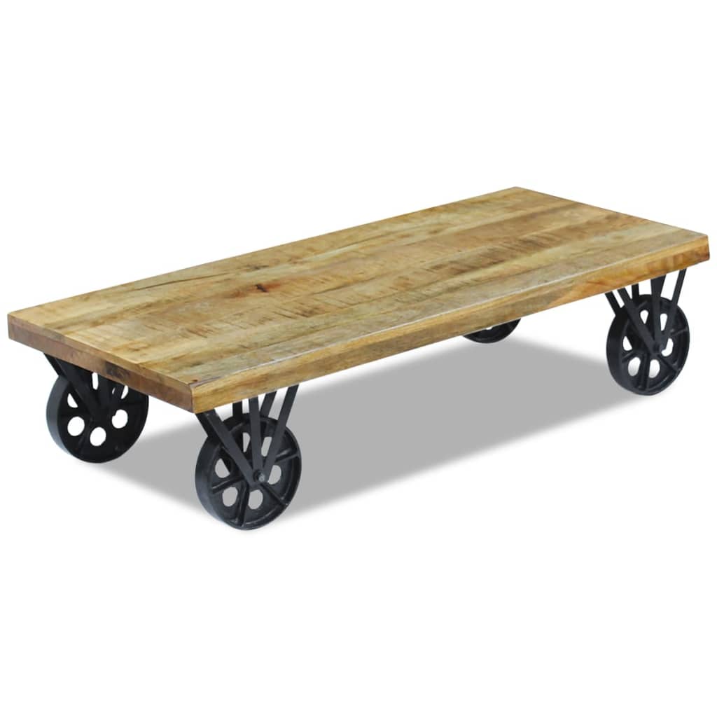 Coffee Table Mango Wood 120X60X30 Cm
