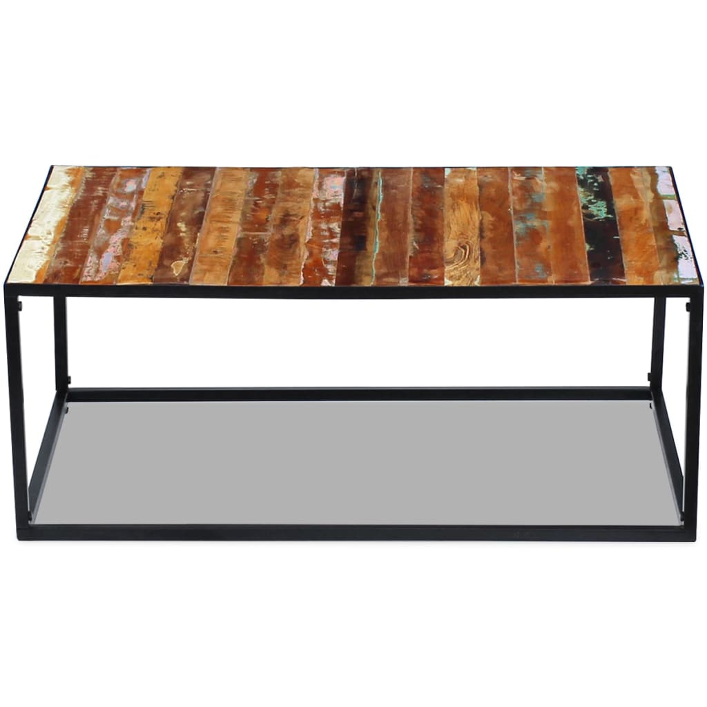 Coffee Table Solid Reclaimed Wood 100X60X40 Cm