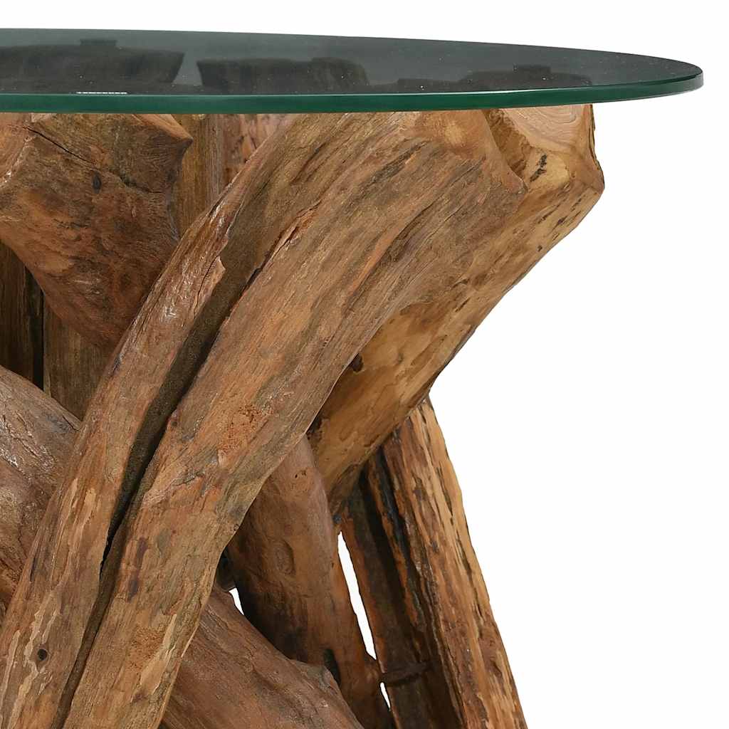 Coffee Table Solid Teak Driftwood 60 Cm