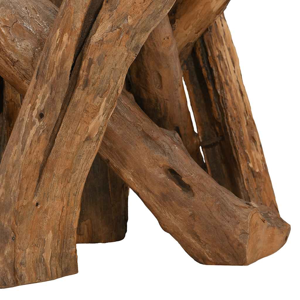 Coffee Table Solid Teak Driftwood 60 Cm