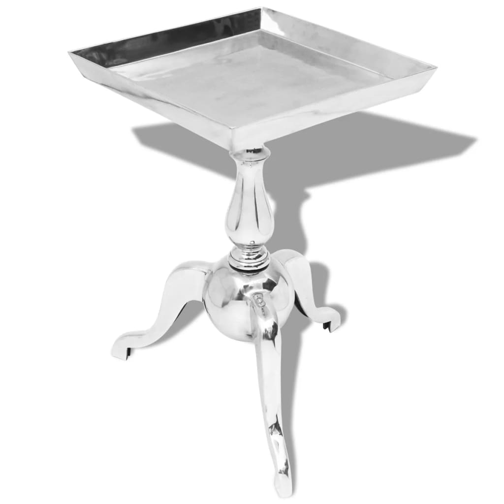 Side Table Aluminium Silver