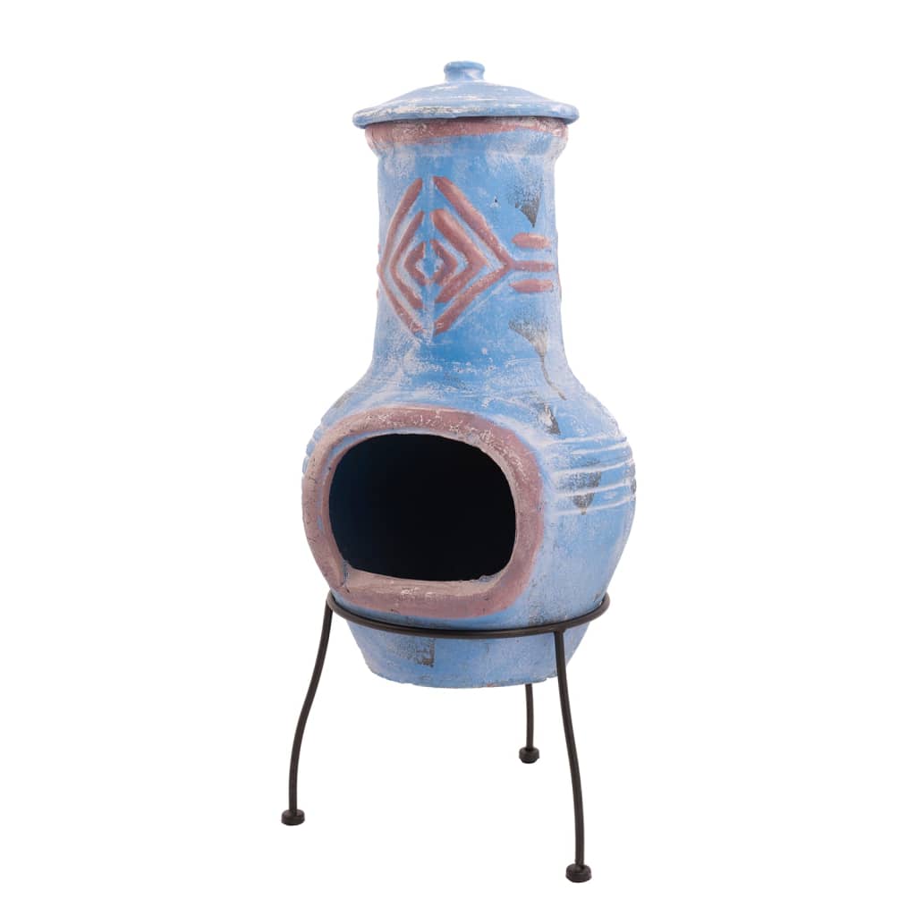 Redfire Fireplace Colima Clay Sea Blue/Red 86031