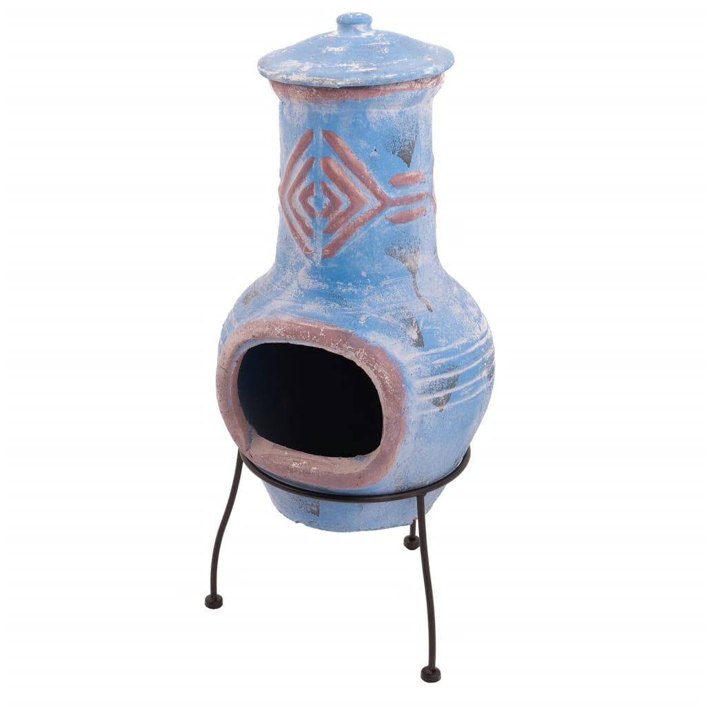 Redfire Fireplace Colima Clay Sea Blue/Red 86031