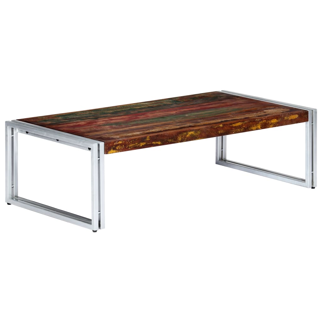 Coffee Table 120X60X35 Cm Solid Reclaimed Wood