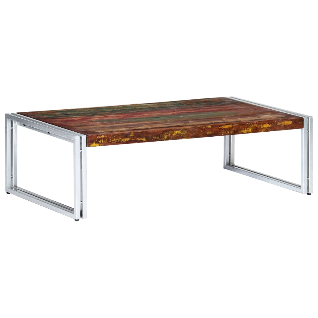 Coffee Table 120X60X35 Cm Solid Reclaimed Wood