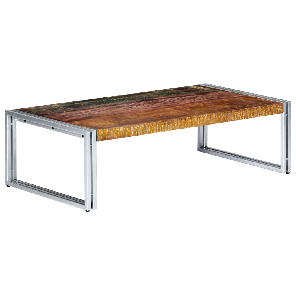 Coffee Table 120X60X35 Cm Solid Reclaimed Wood