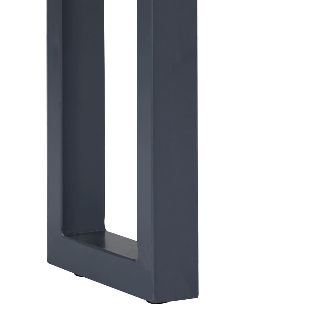 Console Table 115X35X76 Cm Solid Aacia Wood And Iron