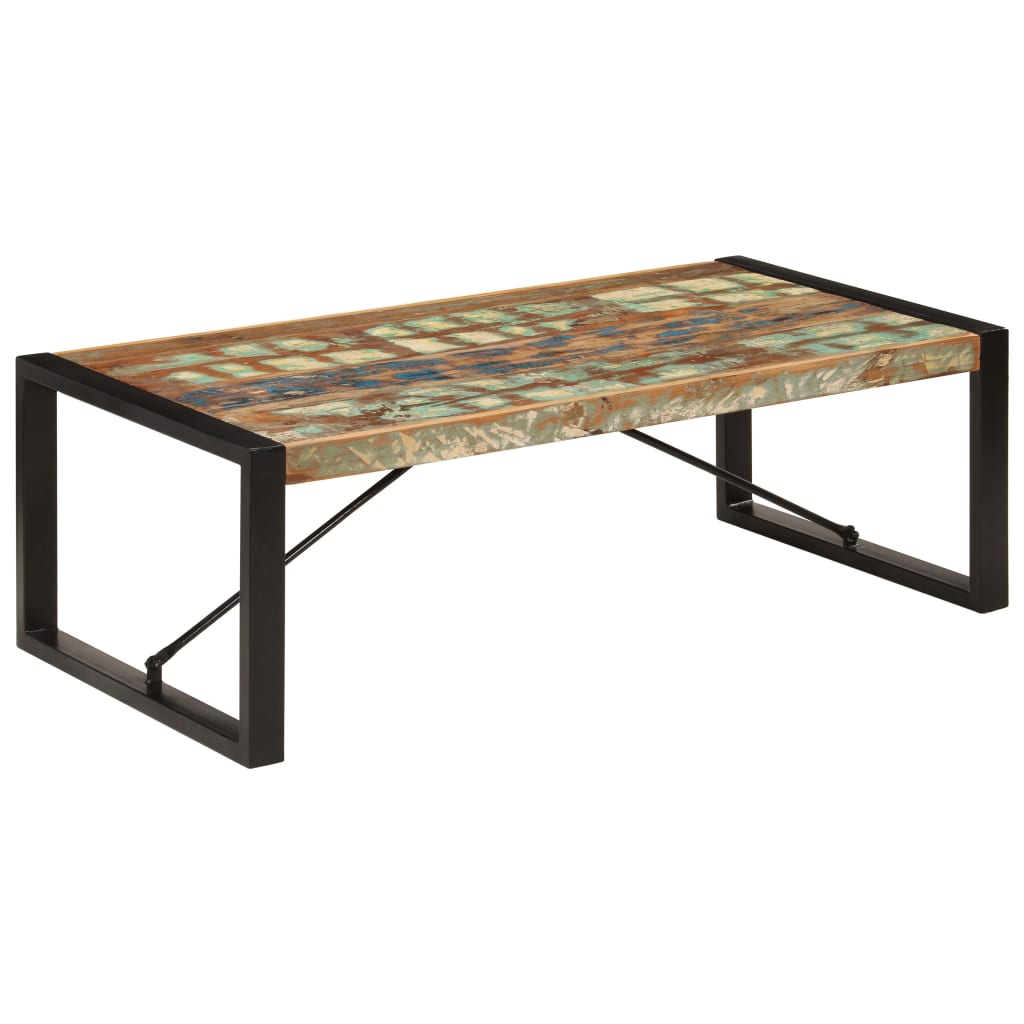 Coffee Table 120X60X40 Cm Solid Reclaimed Wood