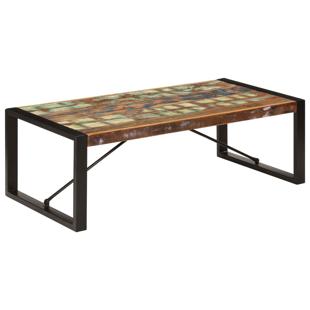 Coffee Table 120X60X40 Cm Solid Reclaimed Wood