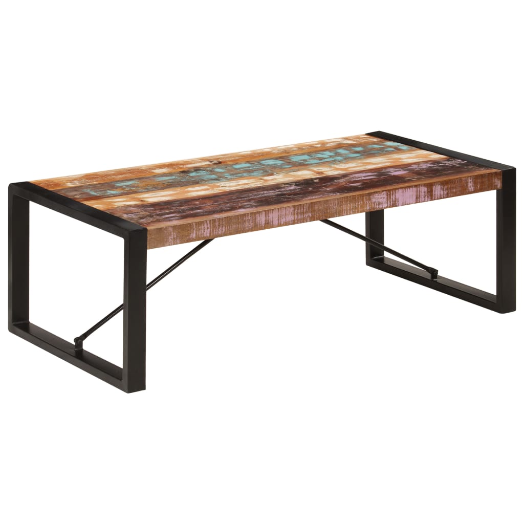 Coffee Table 120X60X40 Cm Solid Reclaimed Wood