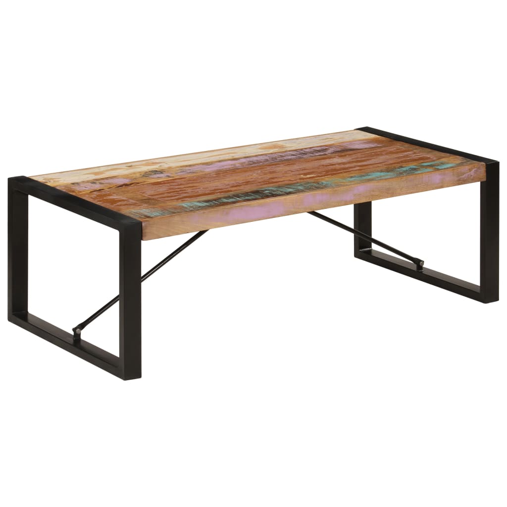 Coffee Table 120X60X40 Cm Solid Reclaimed Wood