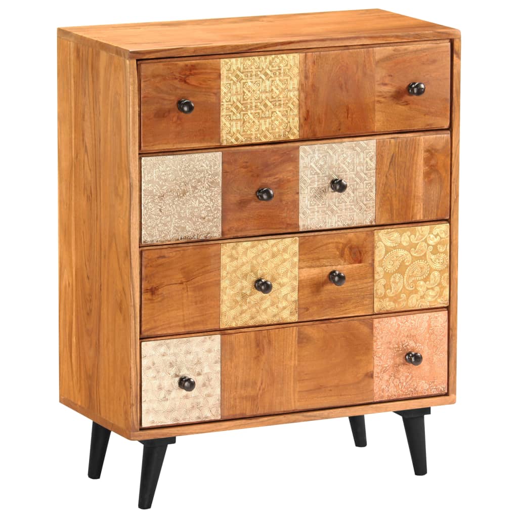 Chest Of Drawers Solid Acacia Wood