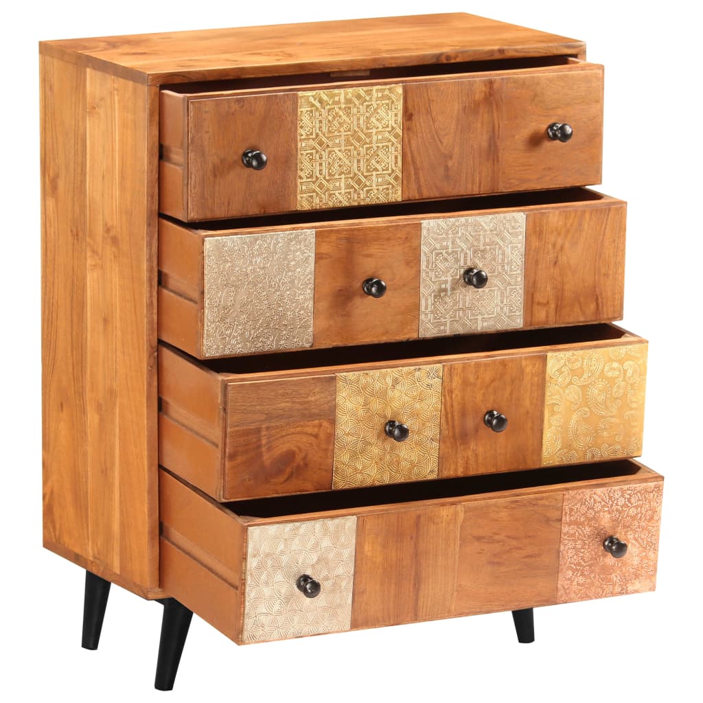 Chest Of Drawers Solid Acacia Wood