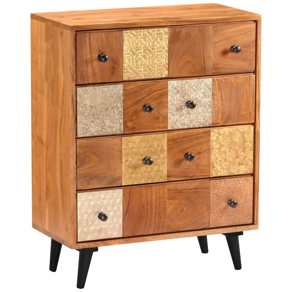 Chest Of Drawers Solid Acacia Wood