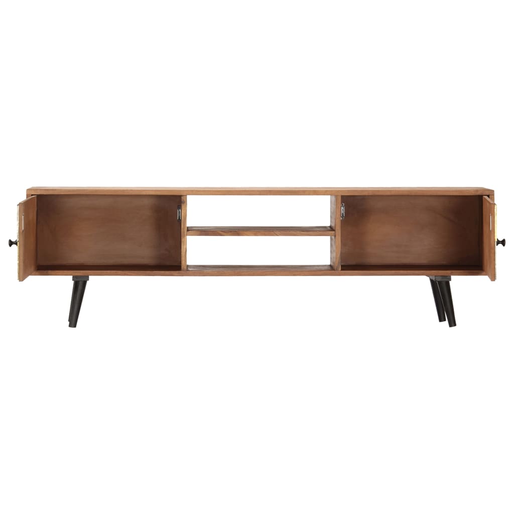 Tv Cabinet 140X30X40 Cm Solid Acacia Wood