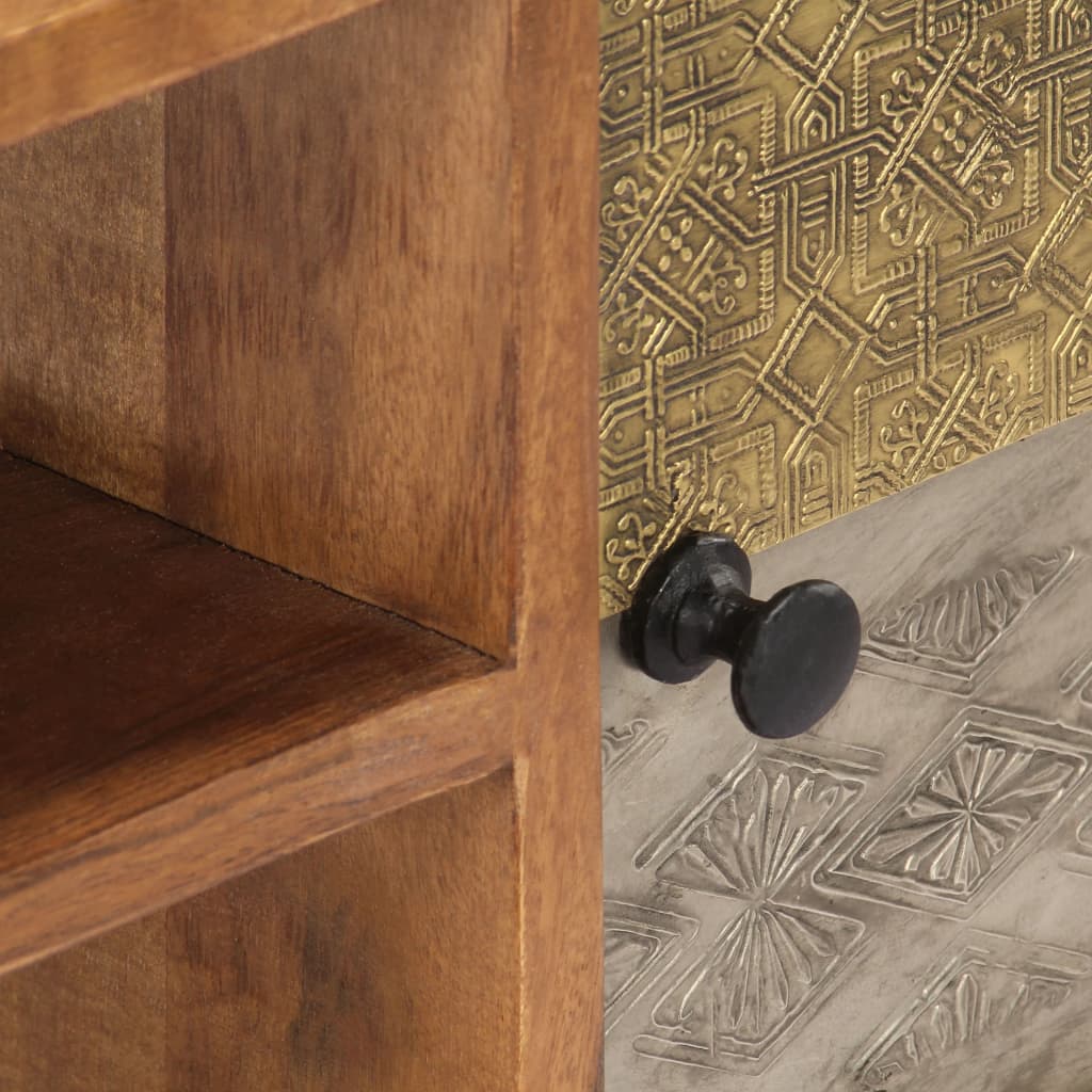 Tv Cabinet 140X30X40 Cm Solid Acacia Wood