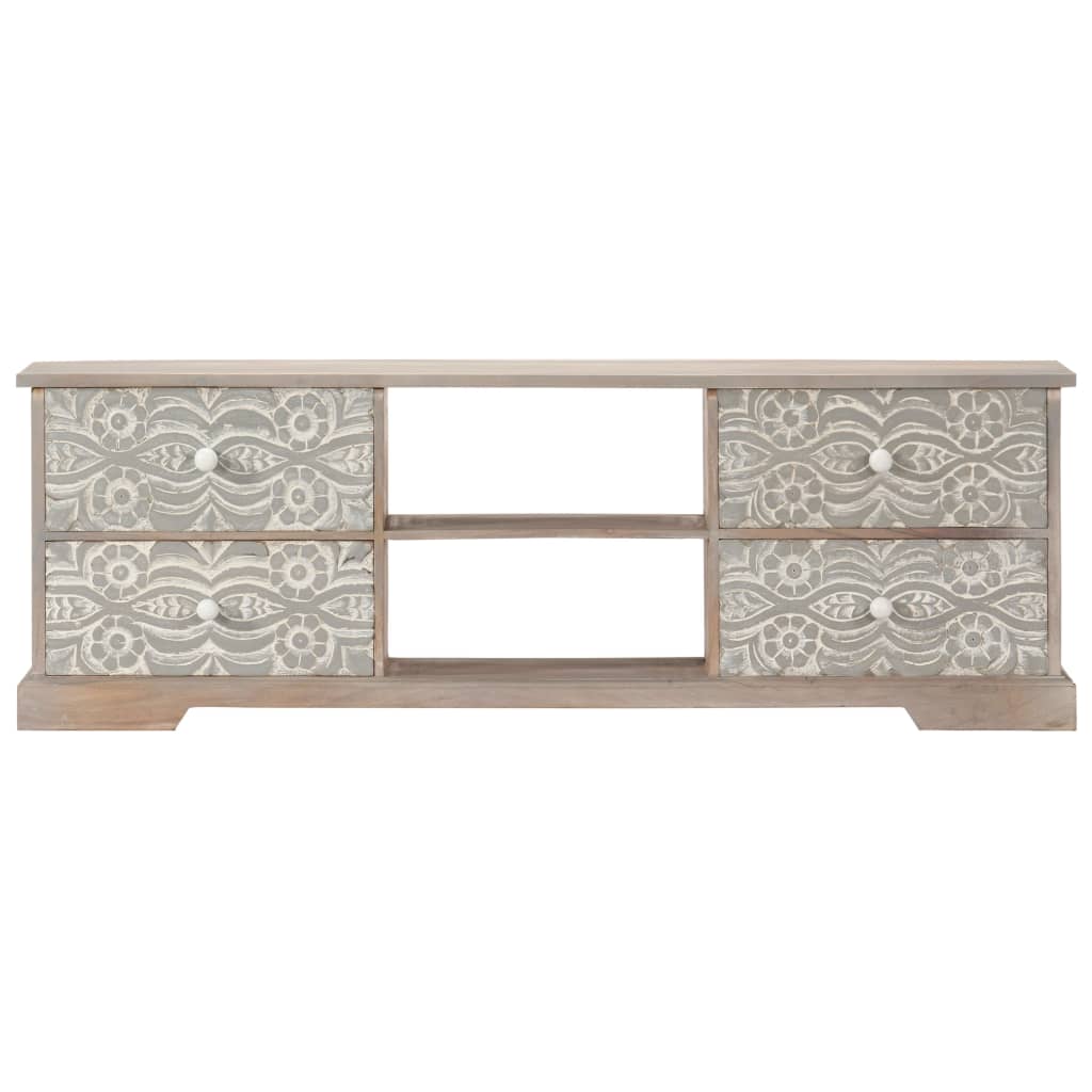 Tv Cabinet 120X30X40 Cm Solid Acacia Wood