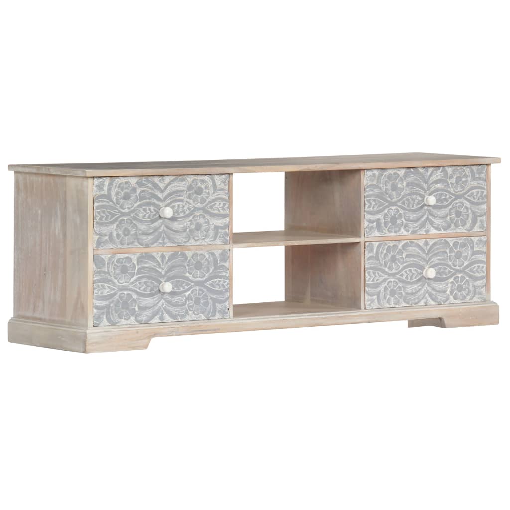 Tv Cabinet 120X30X40 Cm Solid Acacia Wood