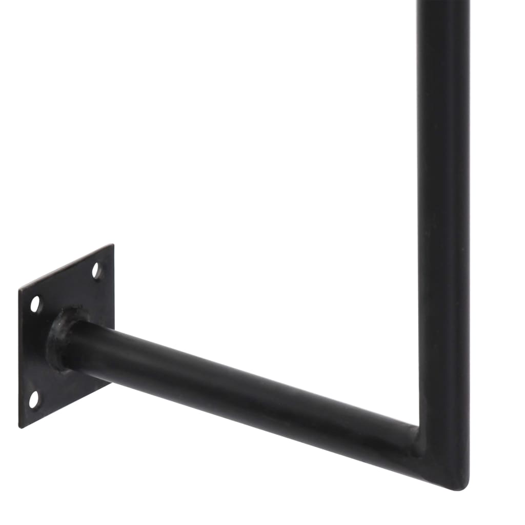 Wall Desk 90X40X170 Cm Solid Acacia Wood