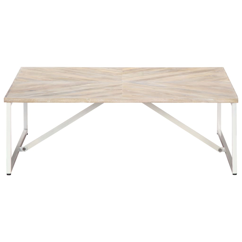 Coffee Table 110X110X36 Cm Solid Mango Wood