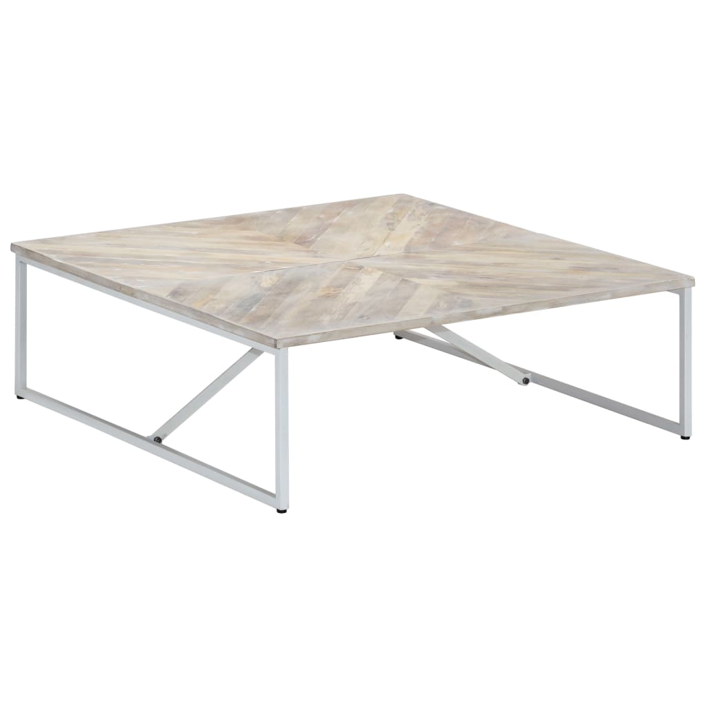 Coffee Table 110X110X36 Cm Solid Mango Wood