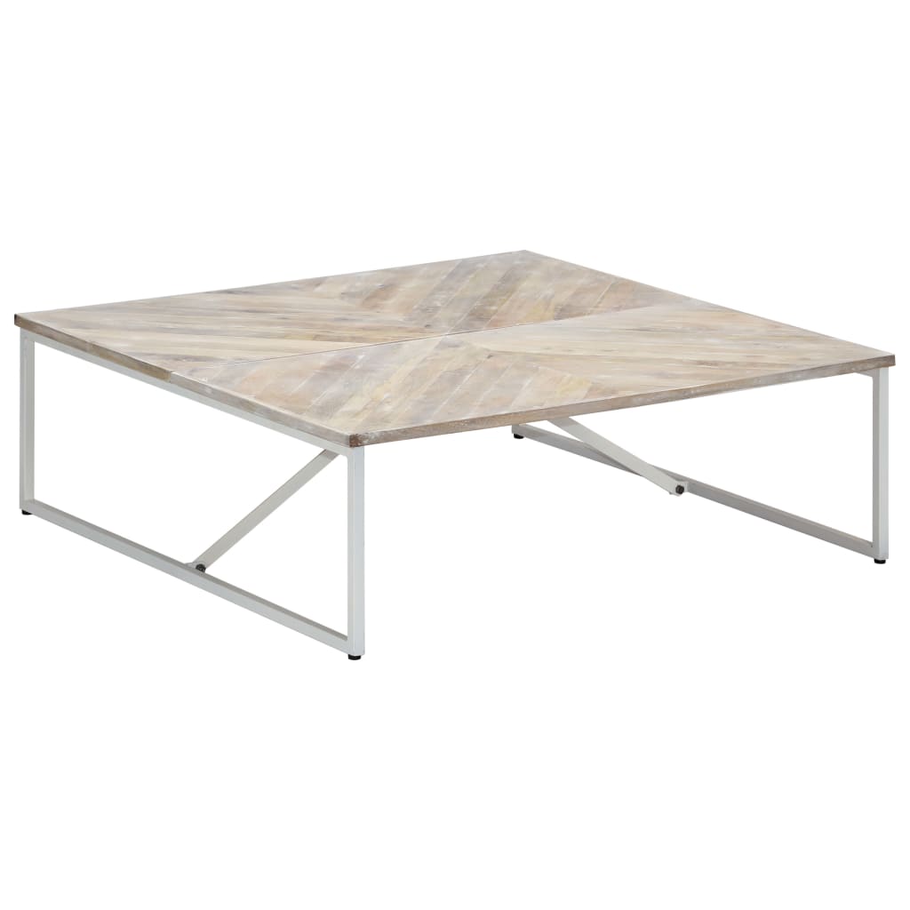 Coffee Table 110X110X36 Cm Solid Mango Wood