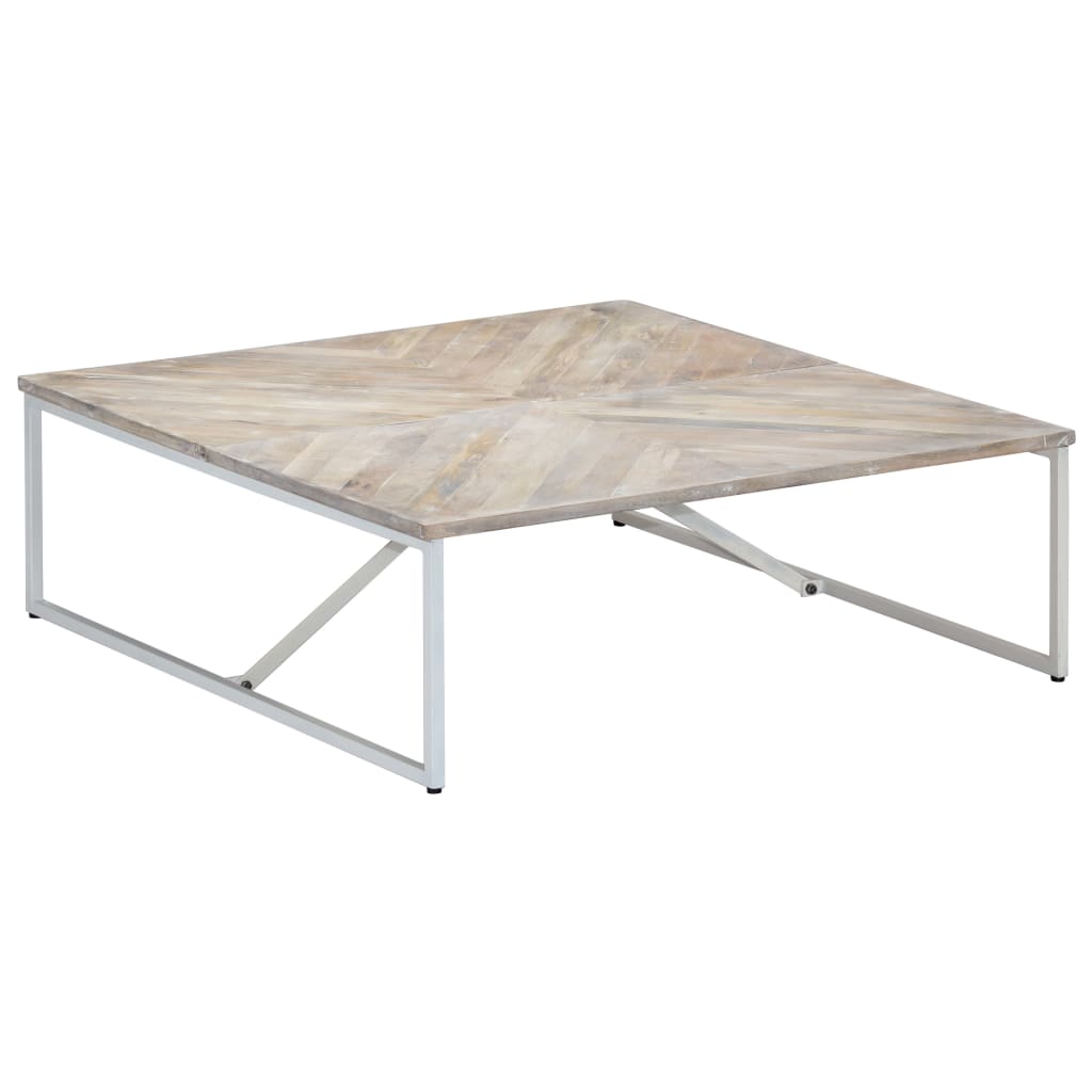 Coffee Table 110X110X36 Cm Solid Mango Wood