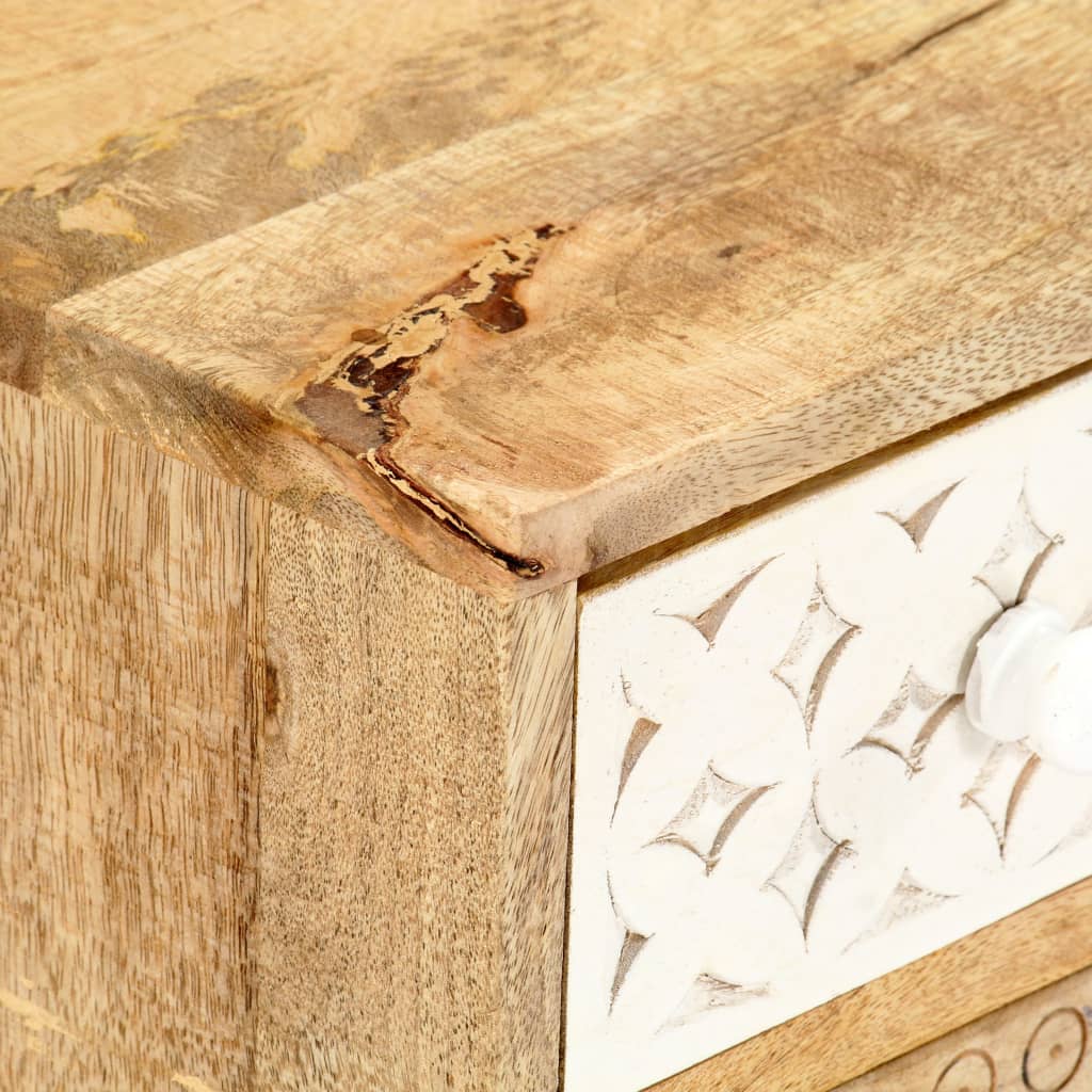 Tv Cabinet 120X30X40 Cm Solid Mango Wood