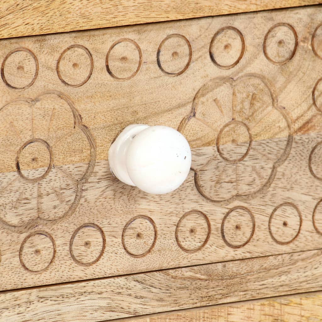 Tv Cabinet 120X30X40 Cm Solid Mango Wood