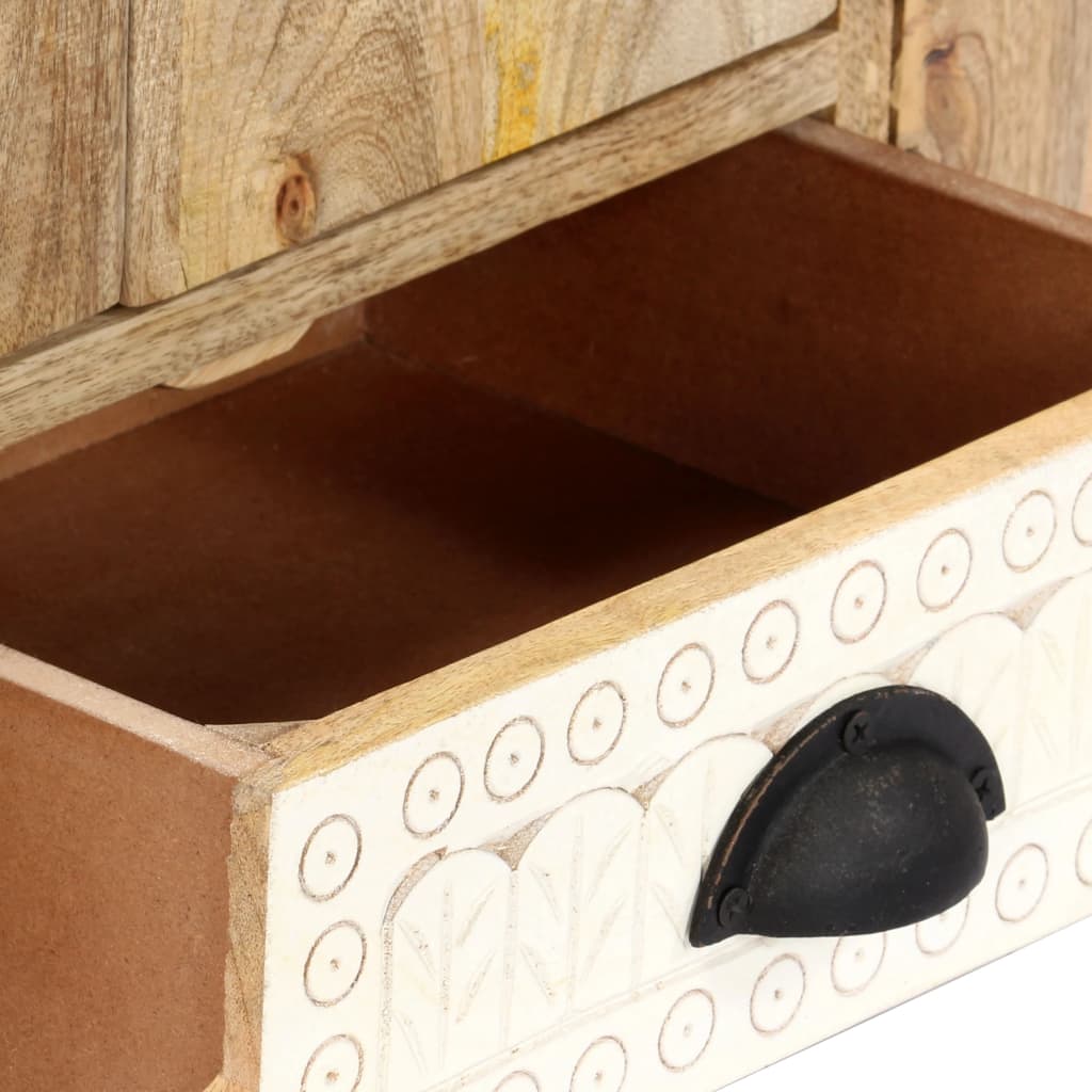 Tv Cabinet 120X30X40 Cm Solid Mango Wood