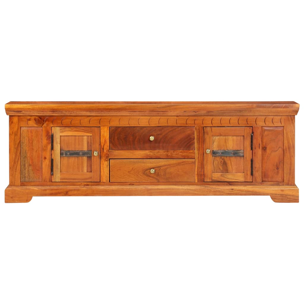 Tv Cabinet 119X30X40 Cm Solid Acacia Wood