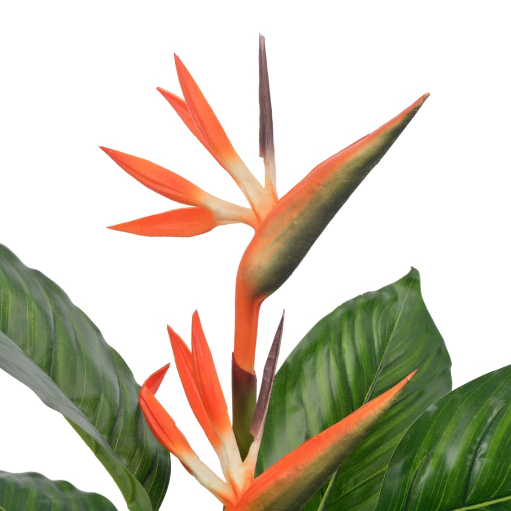 Artificial Plant Strelitzia With Pot Red 100 Cm