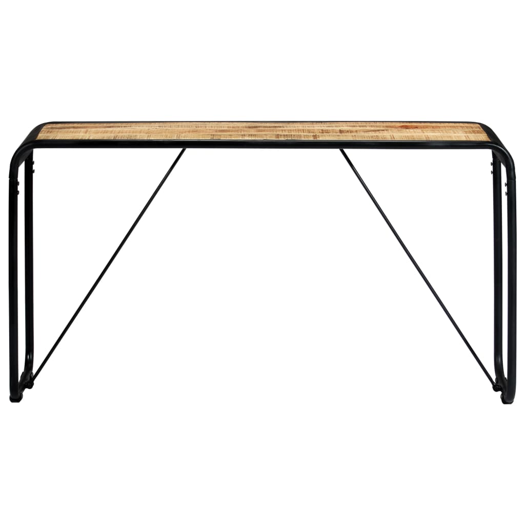 Console Table 140X35X76 Cm Solid Rough Mango Wood