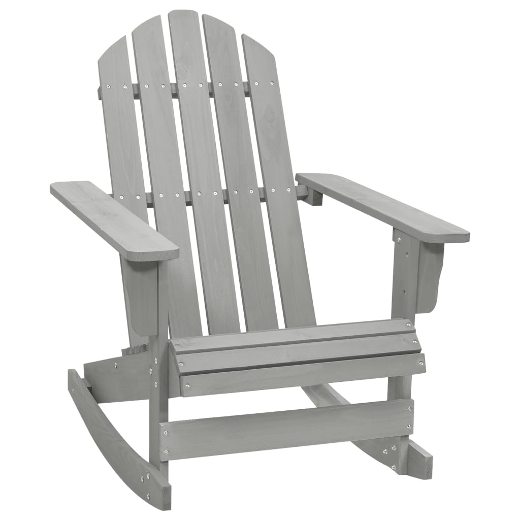 Garden Adirondack Rocking Chair Solid Fir Wood