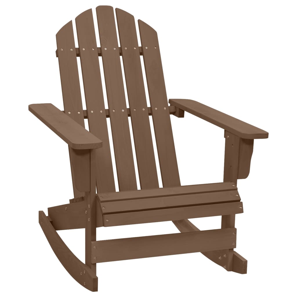 Garden Adirondack Rocking Chair Solid Fir Wood