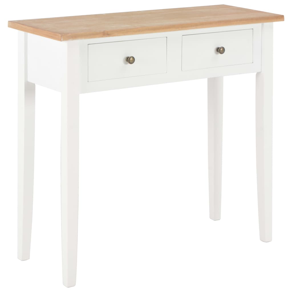 Dressing Console Table Grey 79X30X74 Cm Wood