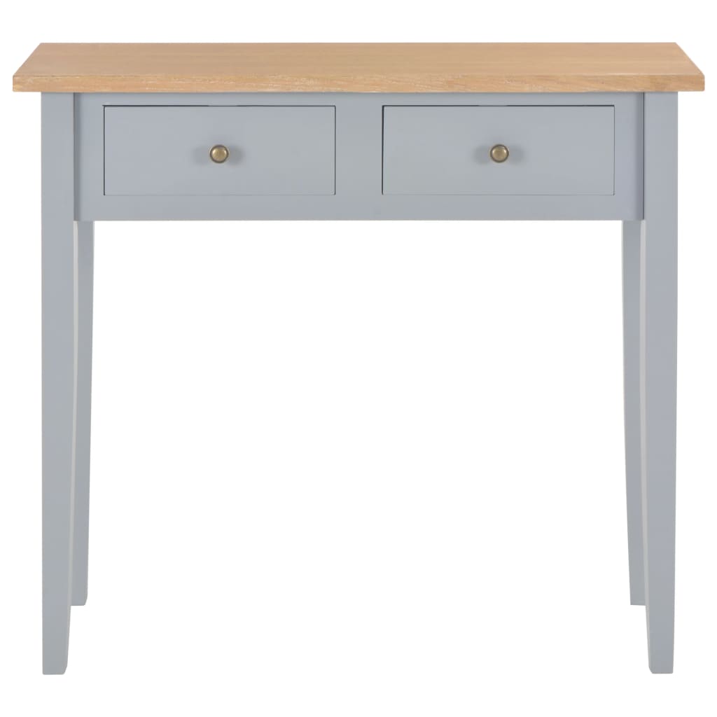Dressing Console Table Grey 79X30X74 Cm Wood