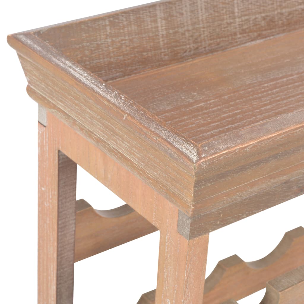 Wine Cabinet 70X22.5X70.5 Cm Mdf