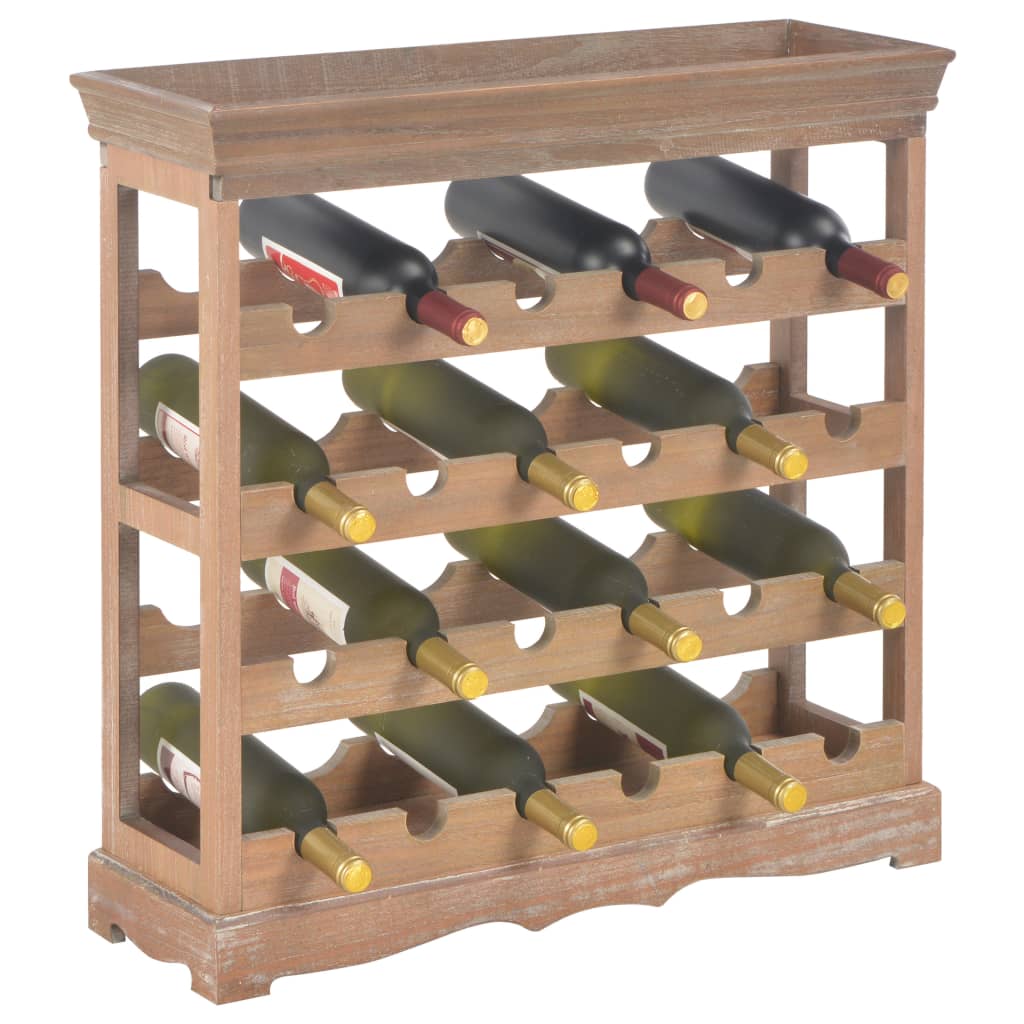 Wine Cabinet 70X22.5X70.5 Cm Mdf