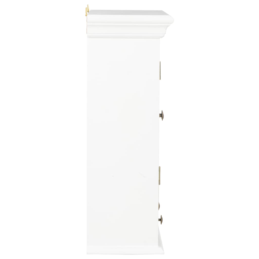 Wall Cabinet White 49X22X59 Cm Engineered Wood