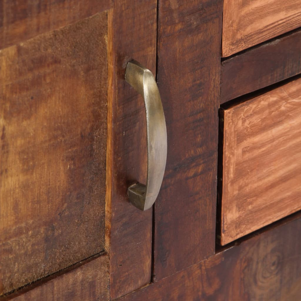 Sideboard 118X30X75 Cm Solid Mango Wood