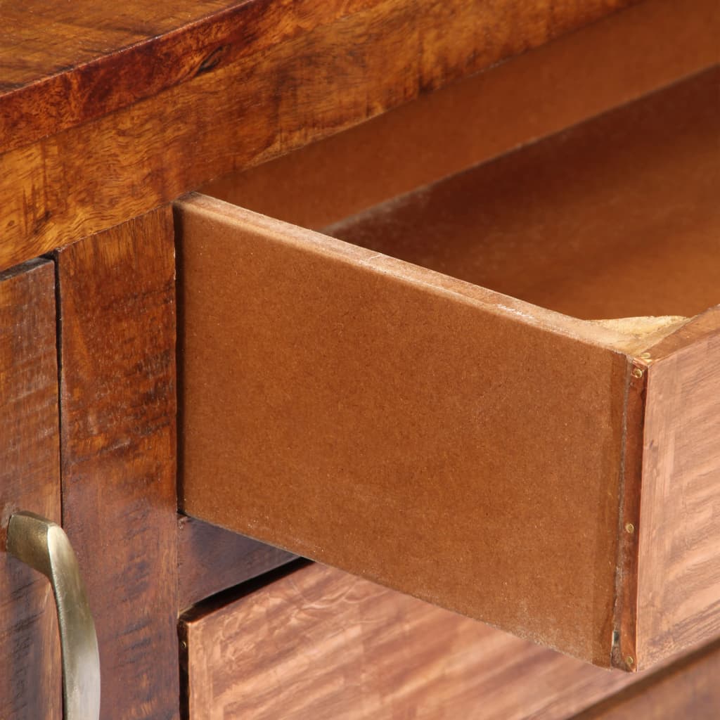 Sideboard 118X30X75 Cm Solid Mango Wood