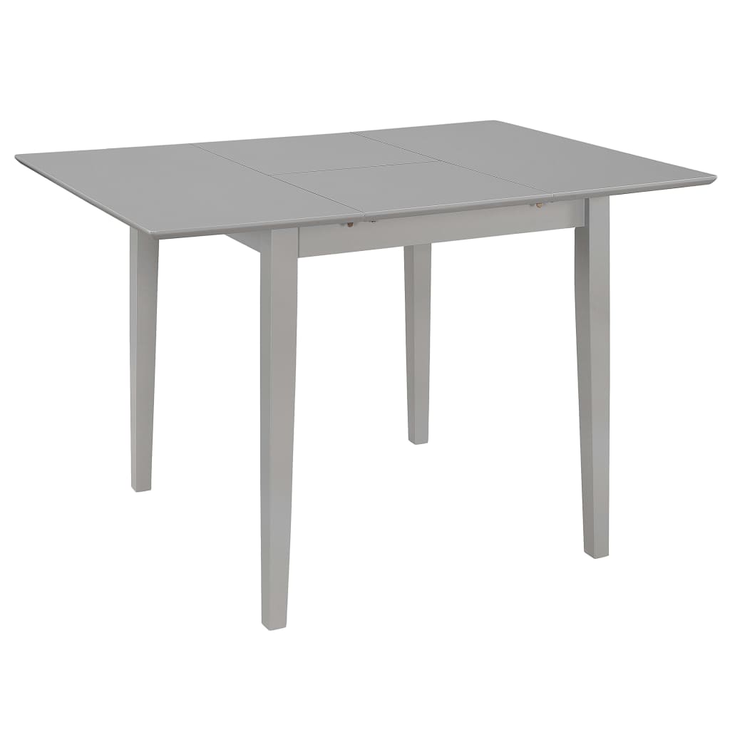 Extendable Dining Table White (80-120)X80X74 Cm Mdf
