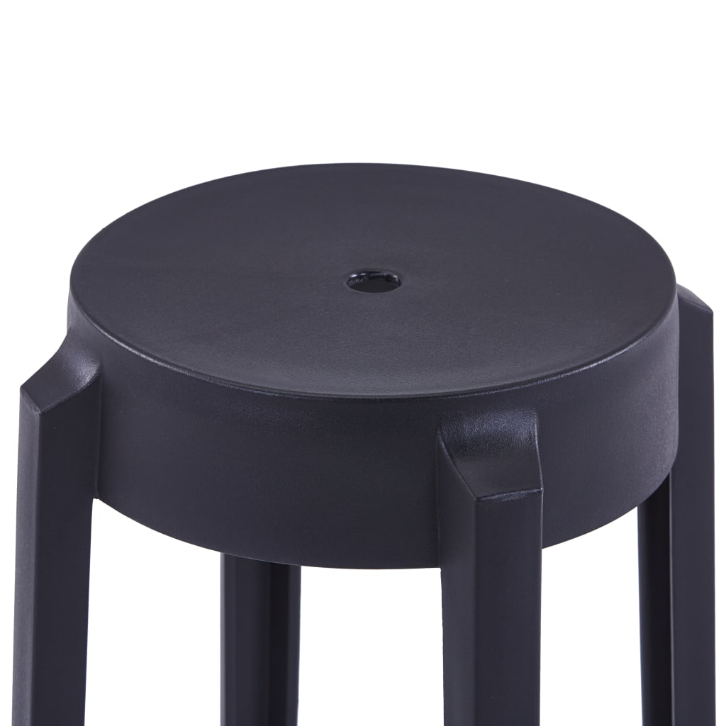 Stackable Stools 4 Pcs Plastic