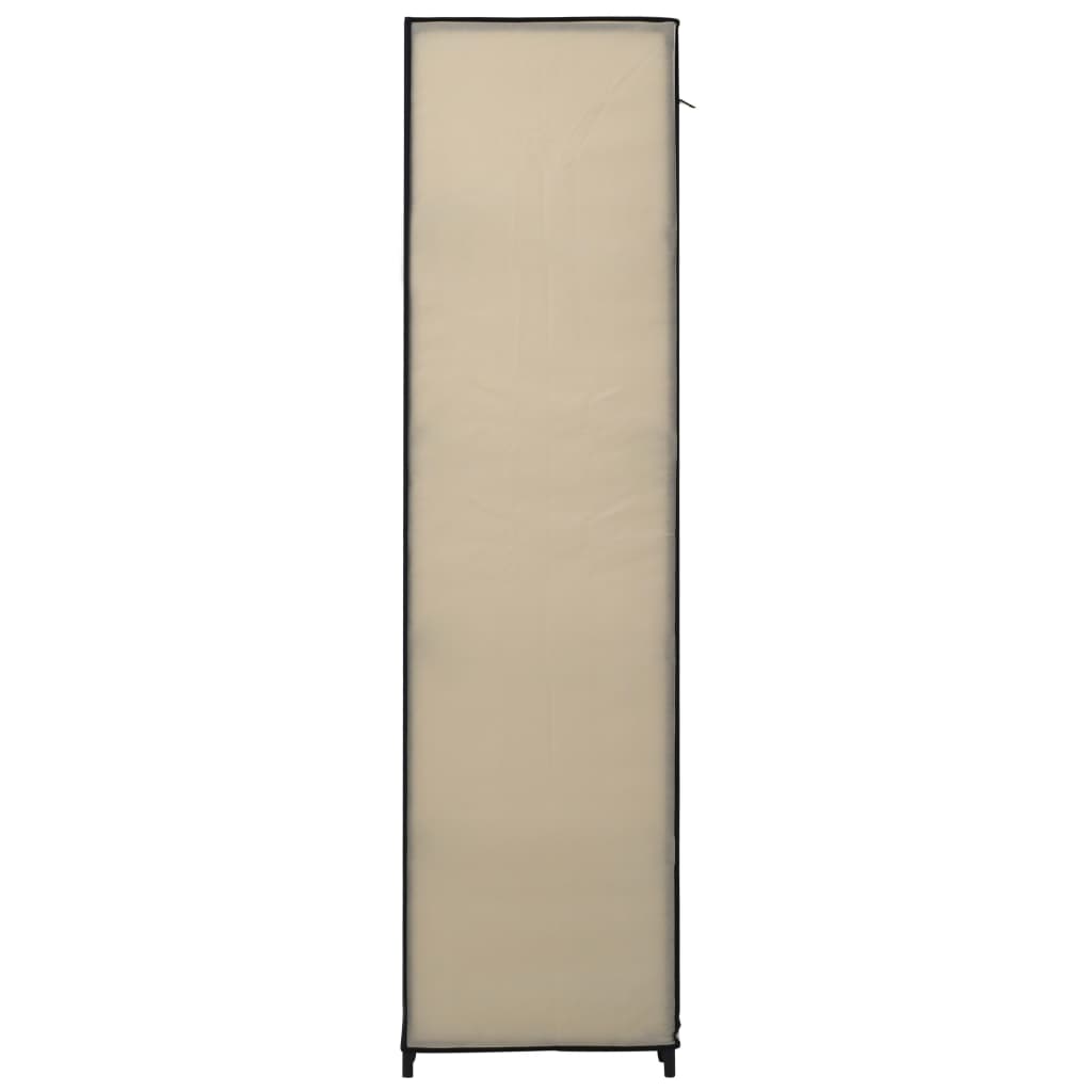 Wardrobe With Compartments And Rods 150X45X176 Cm Fabric