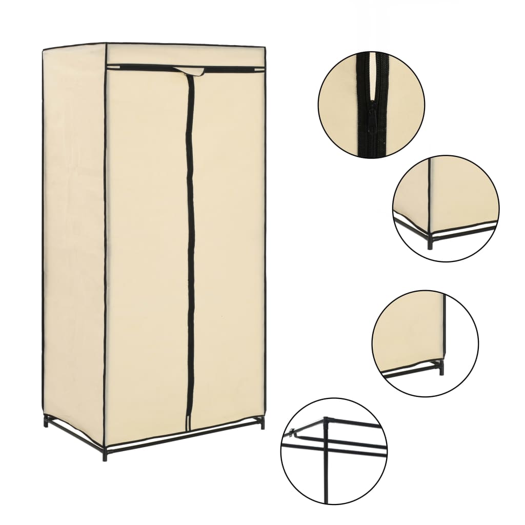 Wardrobe 75X50X160 Cm